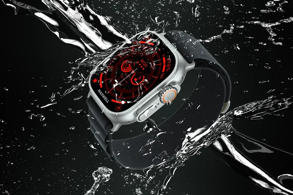 ساعت هوشمند Maxwell MW Ultra 2 مقاوم در برابر آب و تعریق با استاندارد ip67