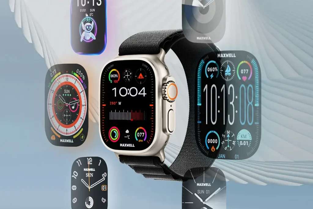 ساعت هوشمند Maxwell MW Ultra 2 با قابلیت تغییر واچ فیس