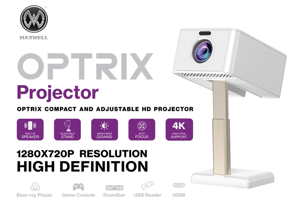 مشخصات پروژکتور maxwell optrix