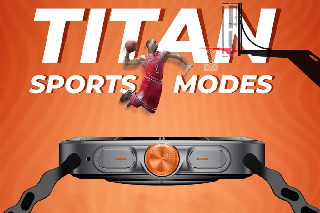 حالت‌های ورزشی ساعت هوشمند مکسول Titan