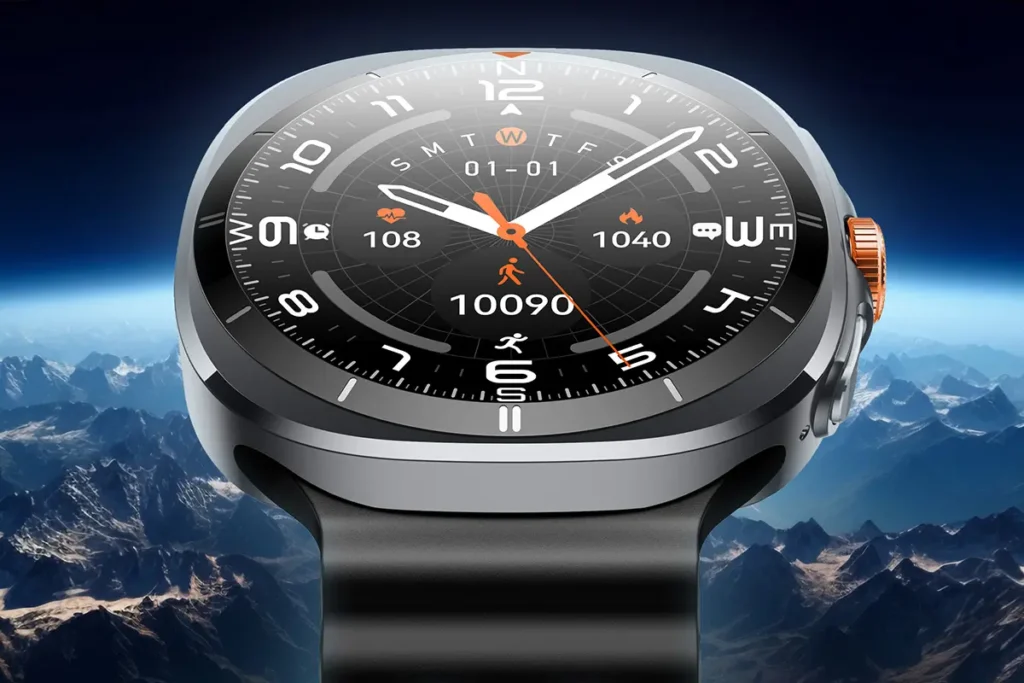 طراحی ساعت هوشمند Maxwell Titan الهام‌گرفته از Galaxy Watch با بدنه مستحکم