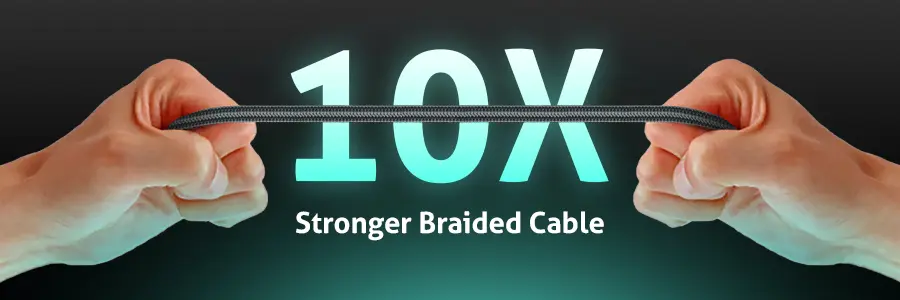 روکش نایلونی بافته شده در کابل مکسول thunder line